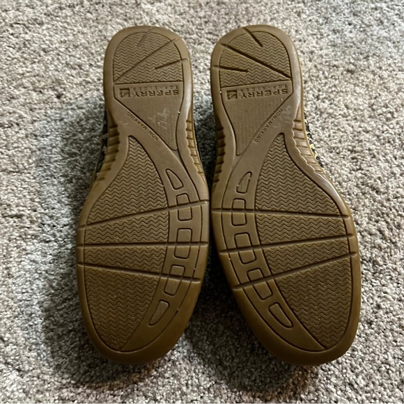 Sperry Top-Sider Angelfish Sparkle Leopard boat/deck shoe #9102815 size 10M - Picture 6 of 8